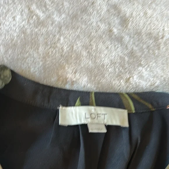 Loft floral long sleeve dress - Picture 4 of 6